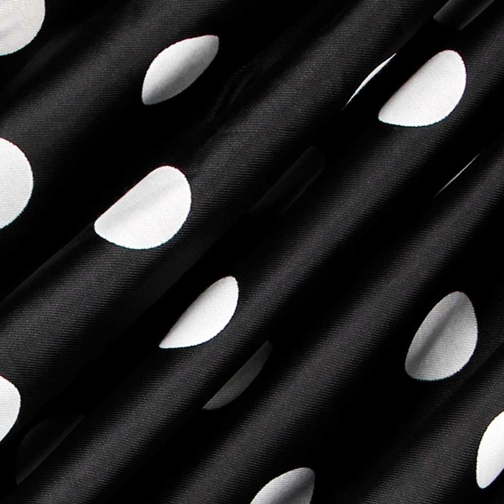 Jacquard Zwei Seiten Schwarz Polka Dot - Ribes y Casals
