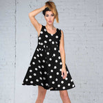 Jacquard Zwei Seiten Schwarz Polka Dot - Ribes y Casals