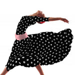 Jacquard Zwei Seiten Schwarz Polka Dot - Ribes y Casals