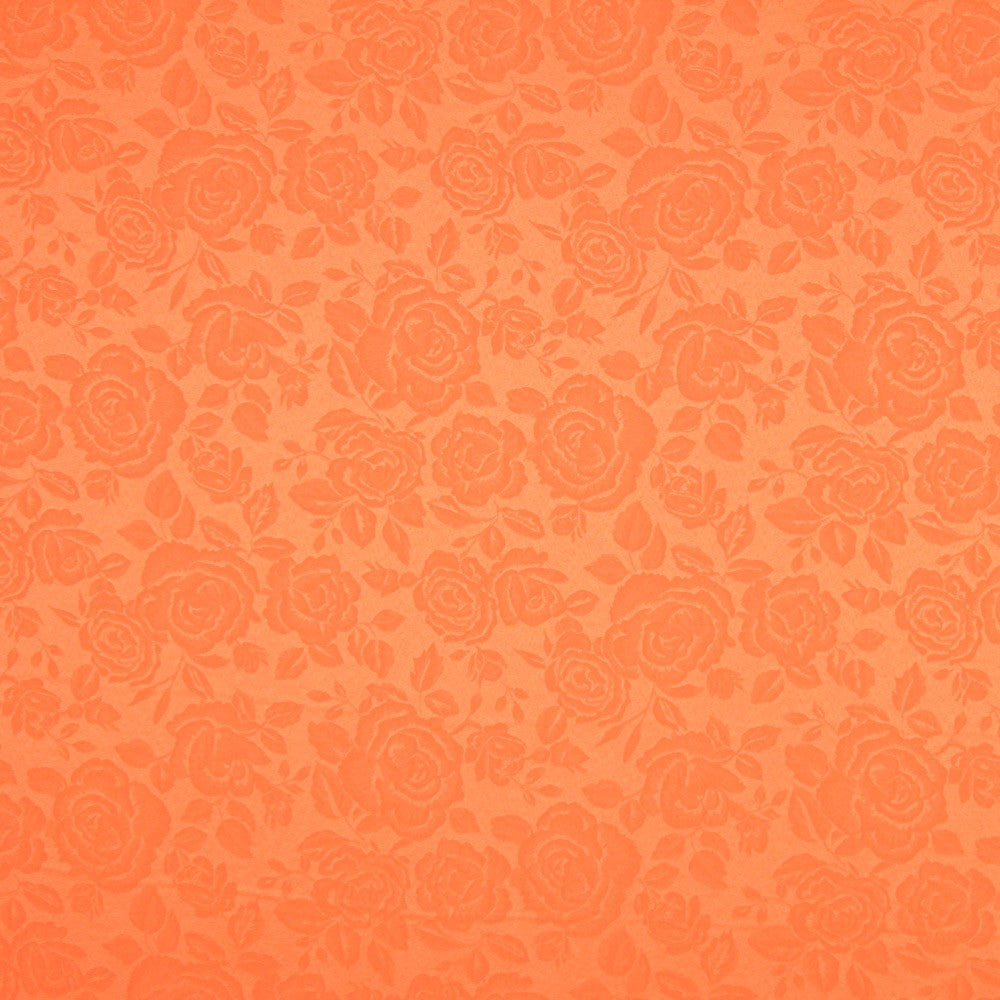 Jacquard Floral Tangerine - Ribes y Casals