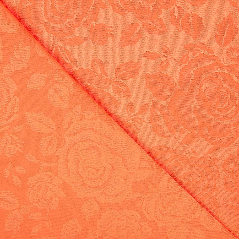 Jacquard Floral Tangerine - Ribes y Casals