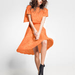 Jacquard Floral Tangerine - Ribes y Casals