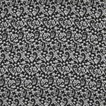 Jacquard Floral Schwarz Grau - Ribes y Casals