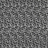 Jacquard Floral Schwarz Grau - Ribes y Casals