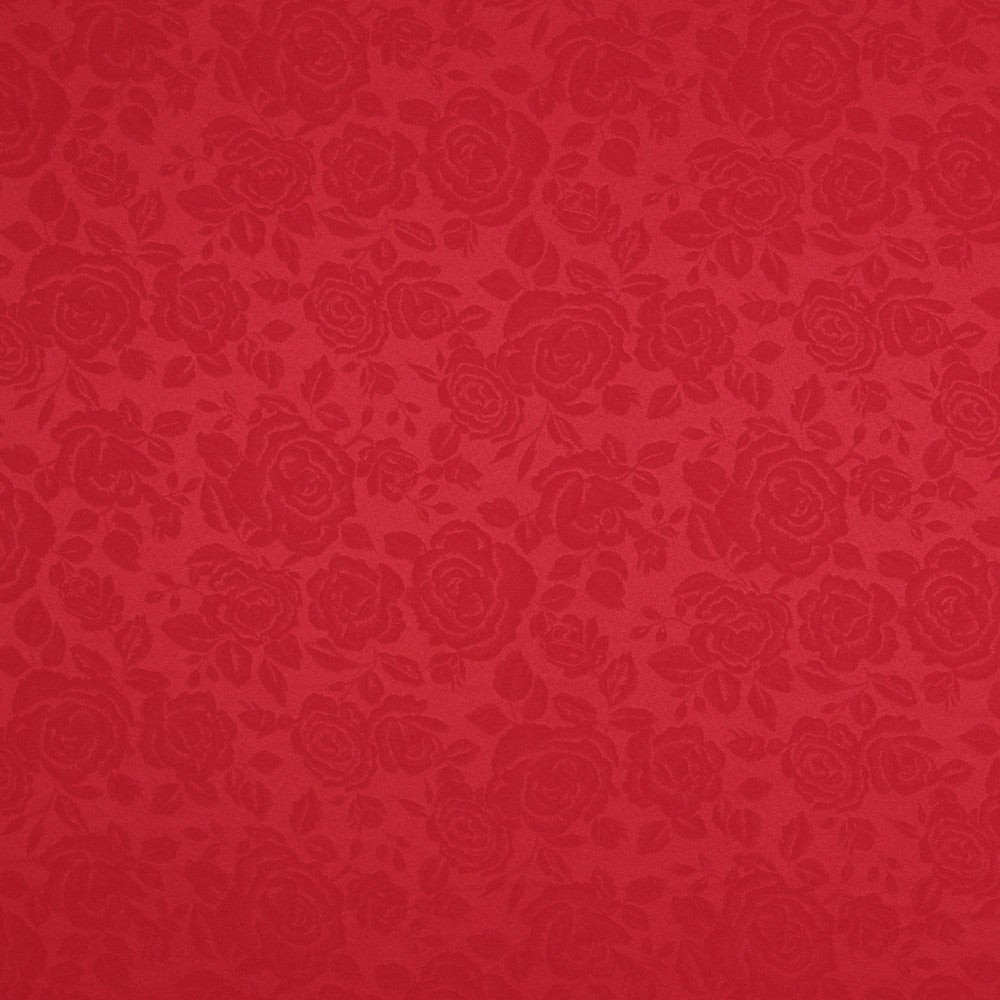Jacquard Floral Rot - Ribes y Casals