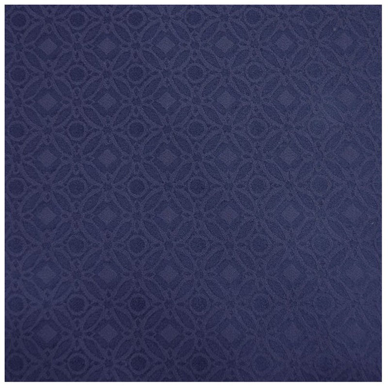 Blauer geometrischer Jacquard - Ribes y Casals