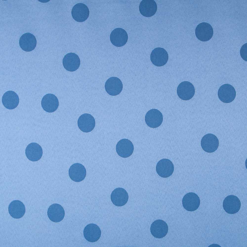 Jacquard Polka Dots Blau 3cm - Ribes y Casals