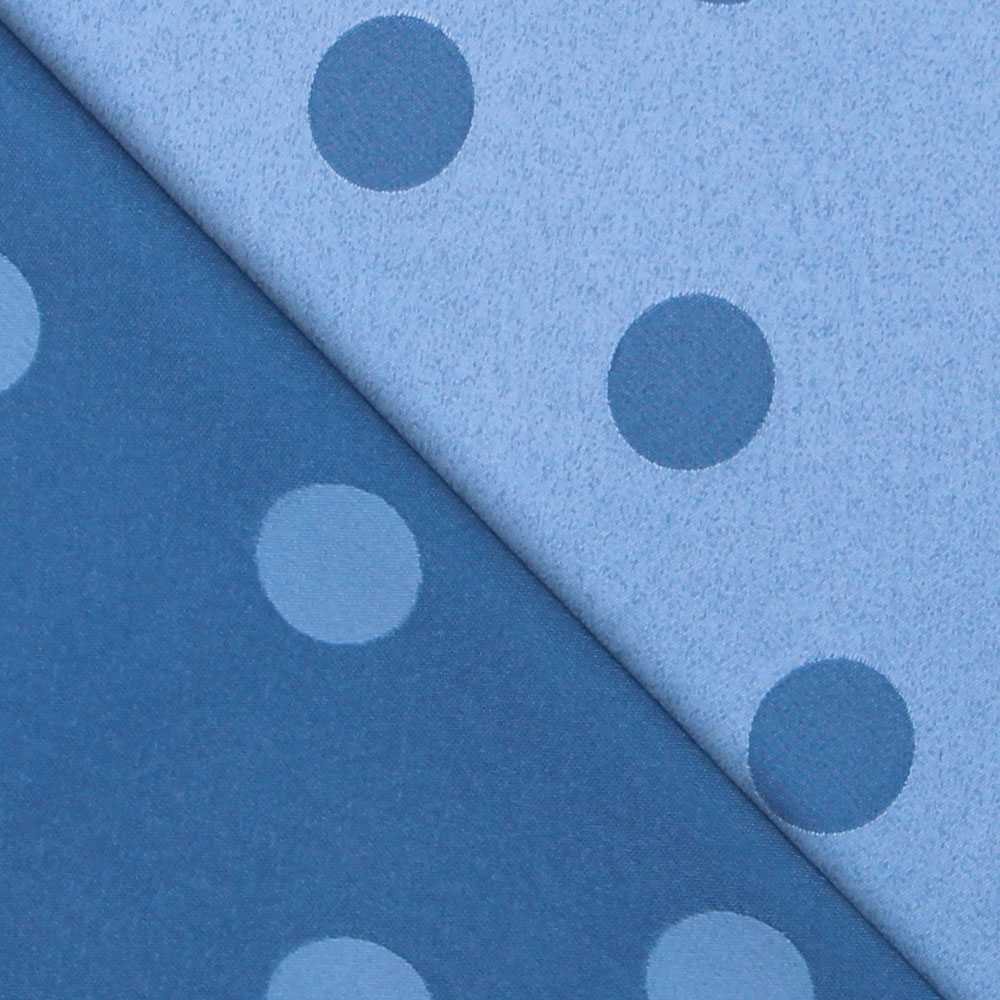 Jacquard Polka Dots Blau 3cm - Ribes y Casals