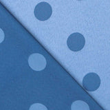 Jacquard Polka Dots Blau 3cm - Ribes y Casals