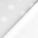 Jacquard Polka Dots Ecru 3cm - Ribes y Casals