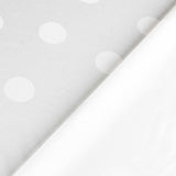 Jacquard Polka Dots Ecru 3cm - Ribes y Casals