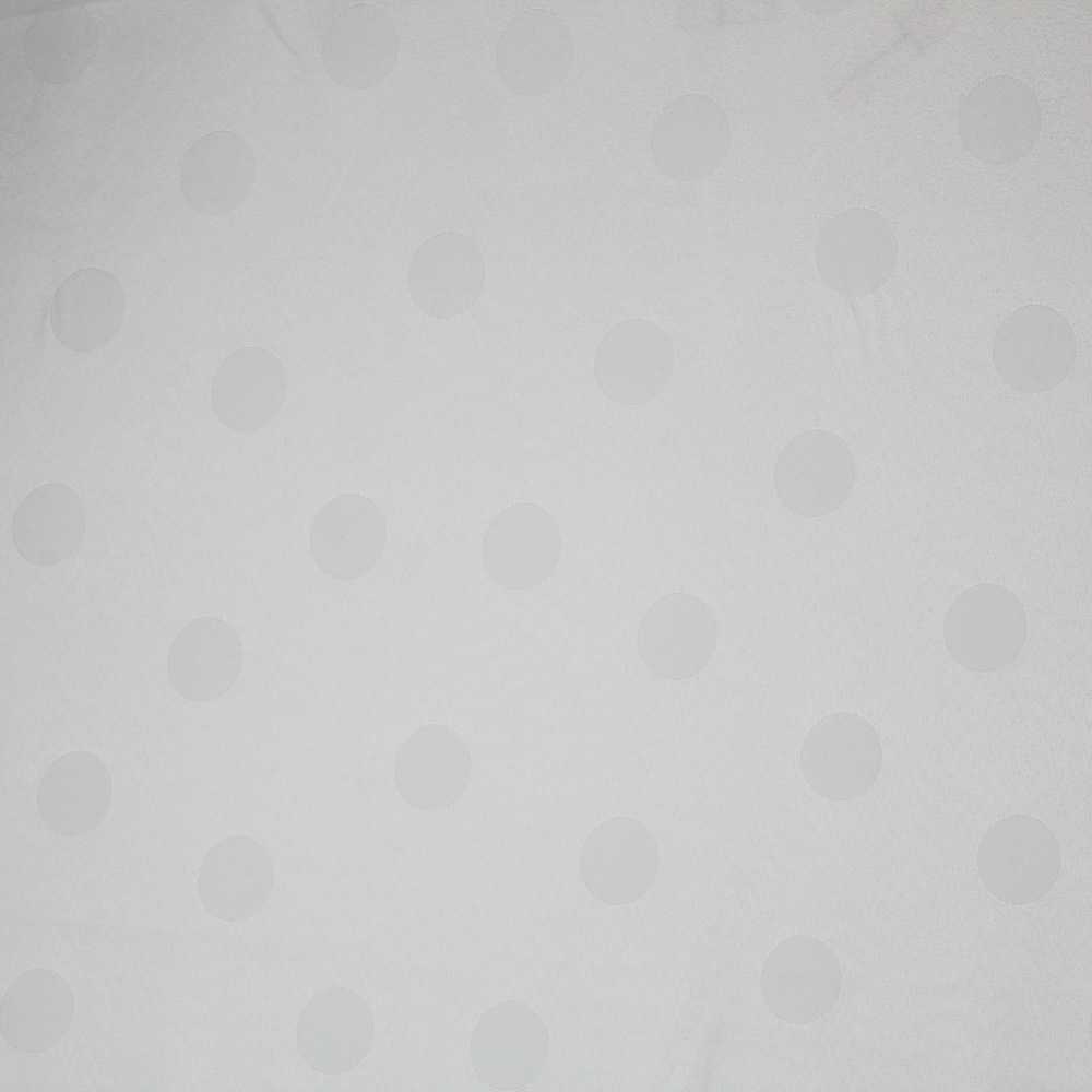Jacquard Polka Dots Ecru 3cm - Ribes y Casals