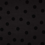 Jacquard Polka Dots Schwarz 3cm - Ribes y Casals
