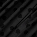 Jacquard Polka Dots Schwarz 3cm - Ribes y Casals