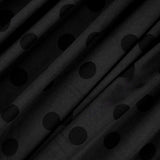 Jacquard Polka Dots Schwarz 3cm - Ribes y Casals