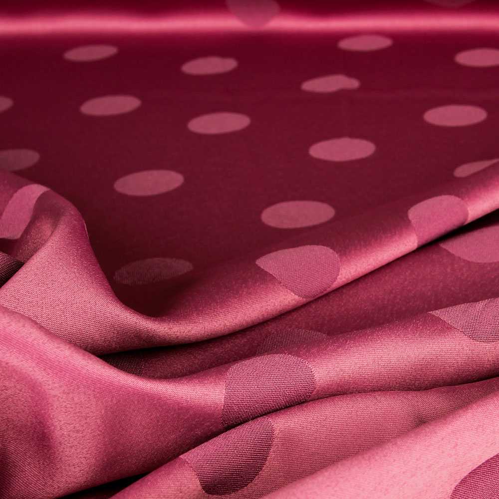 Jacquard-Polka-Dots Rosa 3cm - Ribes y Casals