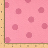 Jacquard-Polka-Dots Rosa 3cm - Ribes y Casals