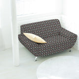 Jacquard-Lurex-Bouquet Schwarz - Ribes y Casals