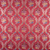 Jacquard Lurex Bouquet Grena - Ribes y Casals