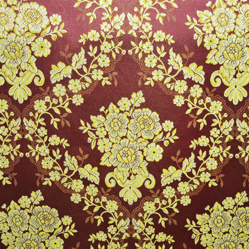 Kastanienbrauner Lurex-Jacquard - Ribes y Casals