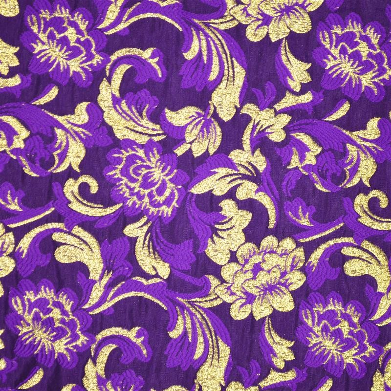 Fliederfarbener Lurex-Jacquard - Ribes y Casals