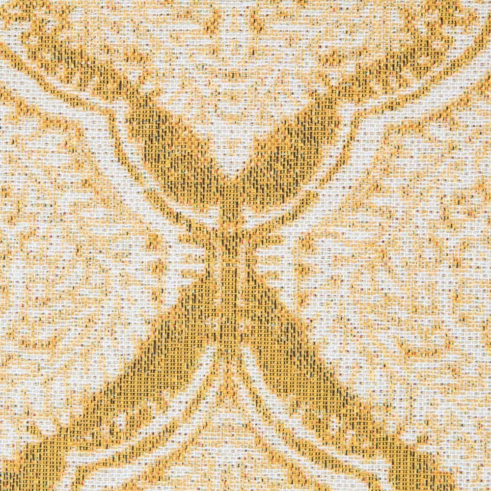Jacquard-Wandteppich Geometrisch Gelb - Ribes y Casals