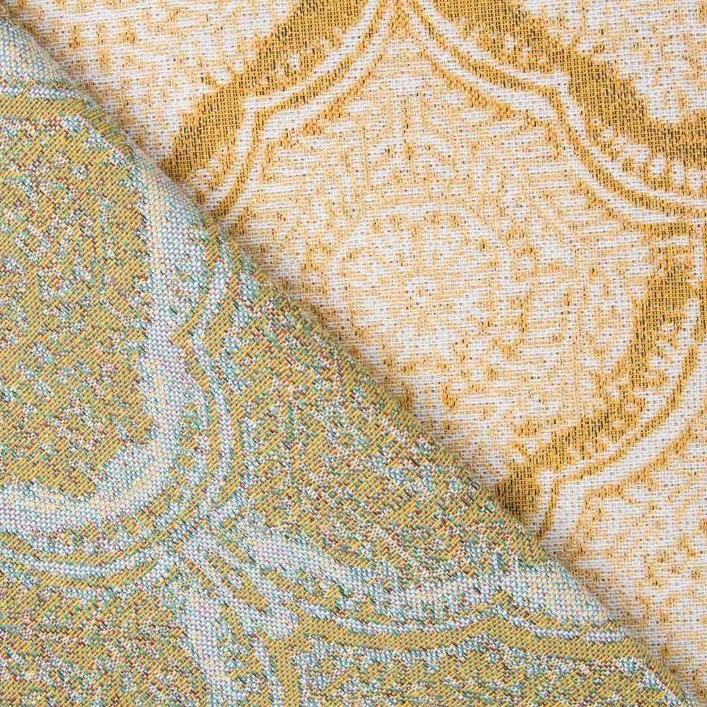 Jacquard-Wandteppich Geometrisch Gelb - Ribes y Casals