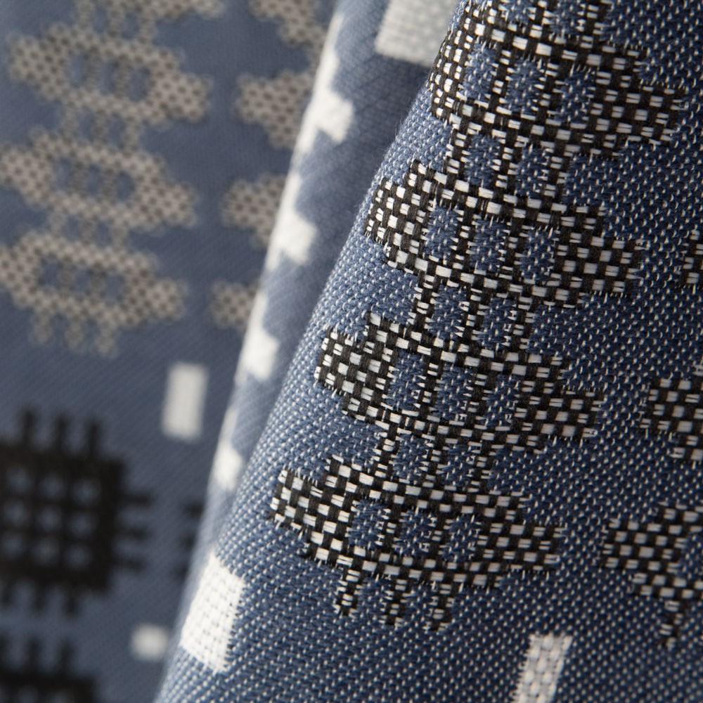 Jacquard-Wandteppich Inutt Blue - Ribes y Casals