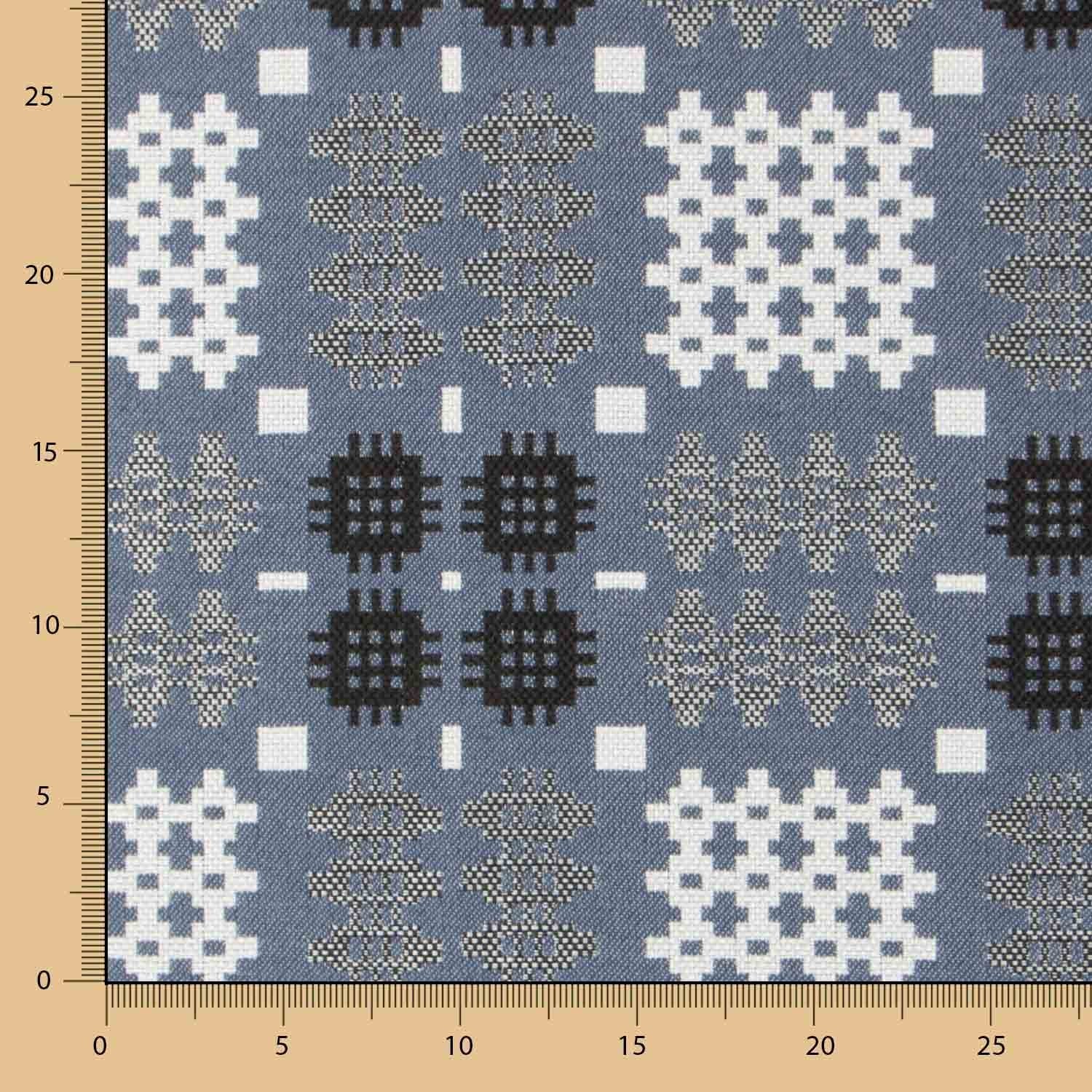 Jacquard-Wandteppich Inutt Blue - Ribes y Casals