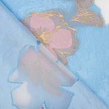 Brokat Kimono Himmelblau - Ribes y Casals