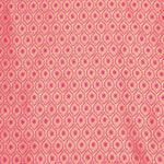 Zweifarbiger Jacquard Retal Retal Rombos Fuchsia 55 x 135 cm - Ribes y Casals