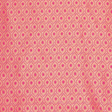 Zweifarbiger Jacquard Retal Retal Rombos Fuchsia 55 x 135 cm - Ribes y Casals