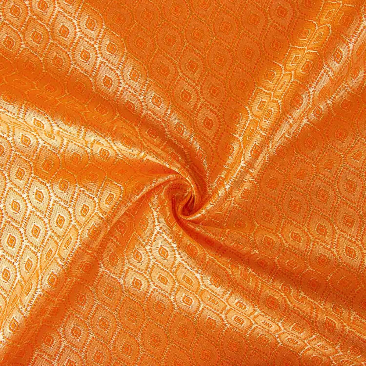 Zweifarbiger Jacquard Orange Rhombus - Ribes y Casals