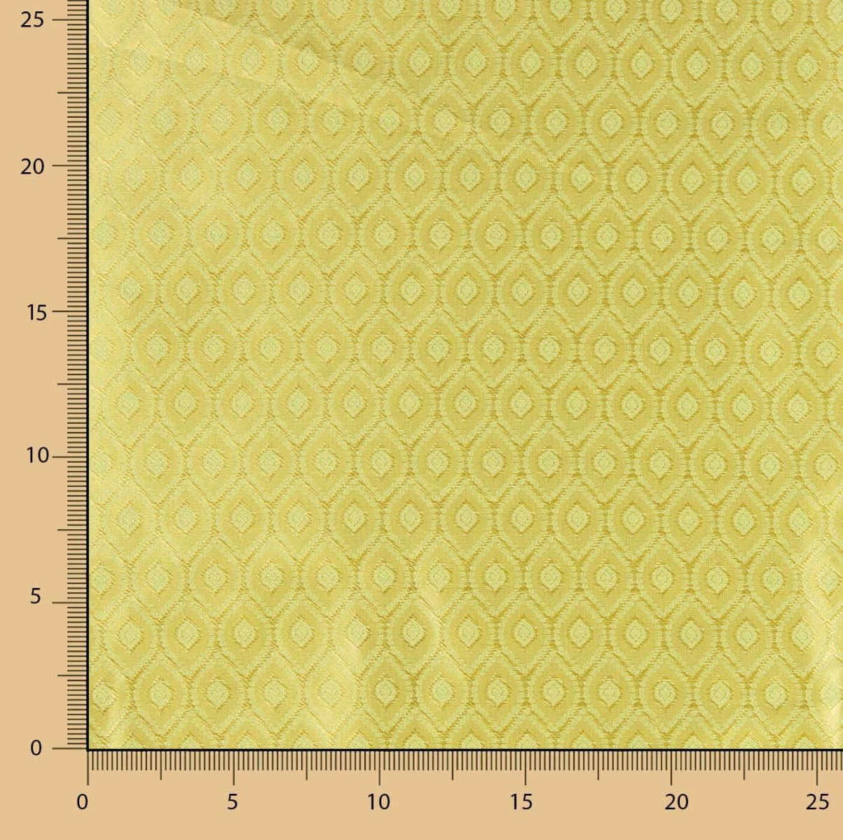 Jacquard-Zweifarbiger lindgrüner Rhombus - Ribes y Casals