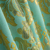 Brokat Brokat Jacquard Florenz Blau und Gold - Ribes y Casals