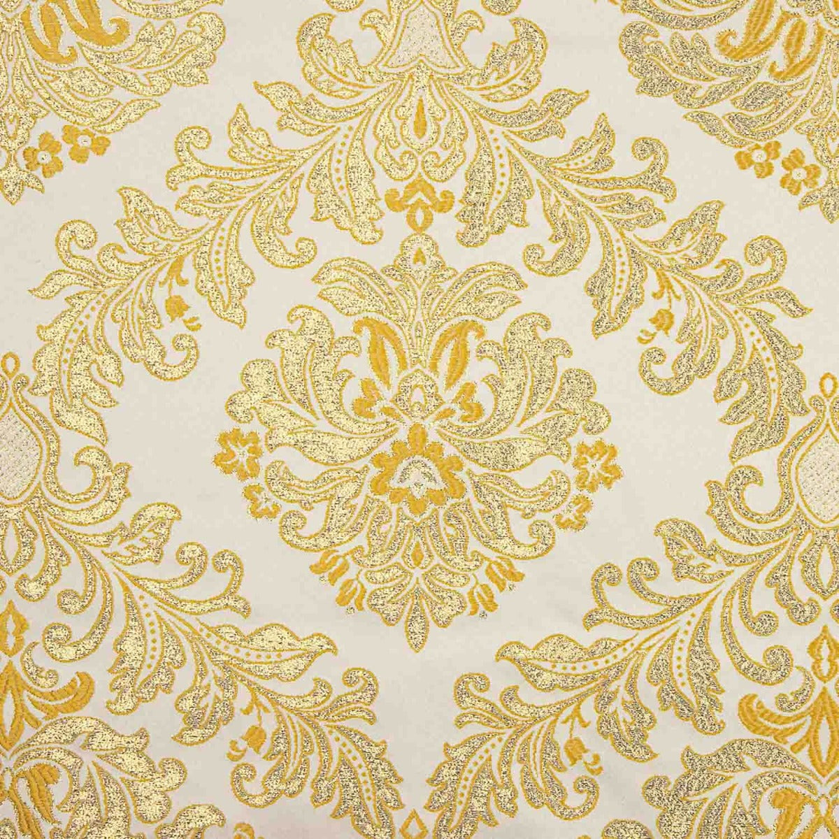 Jacquard-Brokat-Reststück Florencia, natur und gold – verschiedene Maße x Breite 280 cm - Ribes y Casals