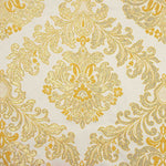 Jacquard-Brokat-Reststück Florencia, natur und gold – verschiedene Maße x Breite 280 cm - Ribes y Casals