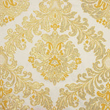 Jacquard-Brokat-Reststück Florencia, natur und gold – verschiedene Maße x Breite 280 cm - Ribes y Casals