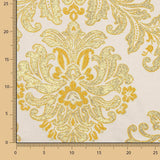 Jacquard-Brokat-Reststück Florencia, natur und gold – verschiedene Maße x Breite 280 cm - Ribes y Casals