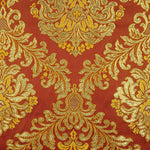 Granat und Gold Granat und Gold Brokat Brokat Jacquard Florencia - Ribes y Casals