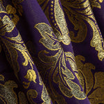 Brokat-Jacquard Florencia Lila und Gold - Ribes y Casals