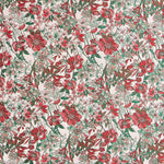 Jacquard Floral Weiß - Ribes y Casals