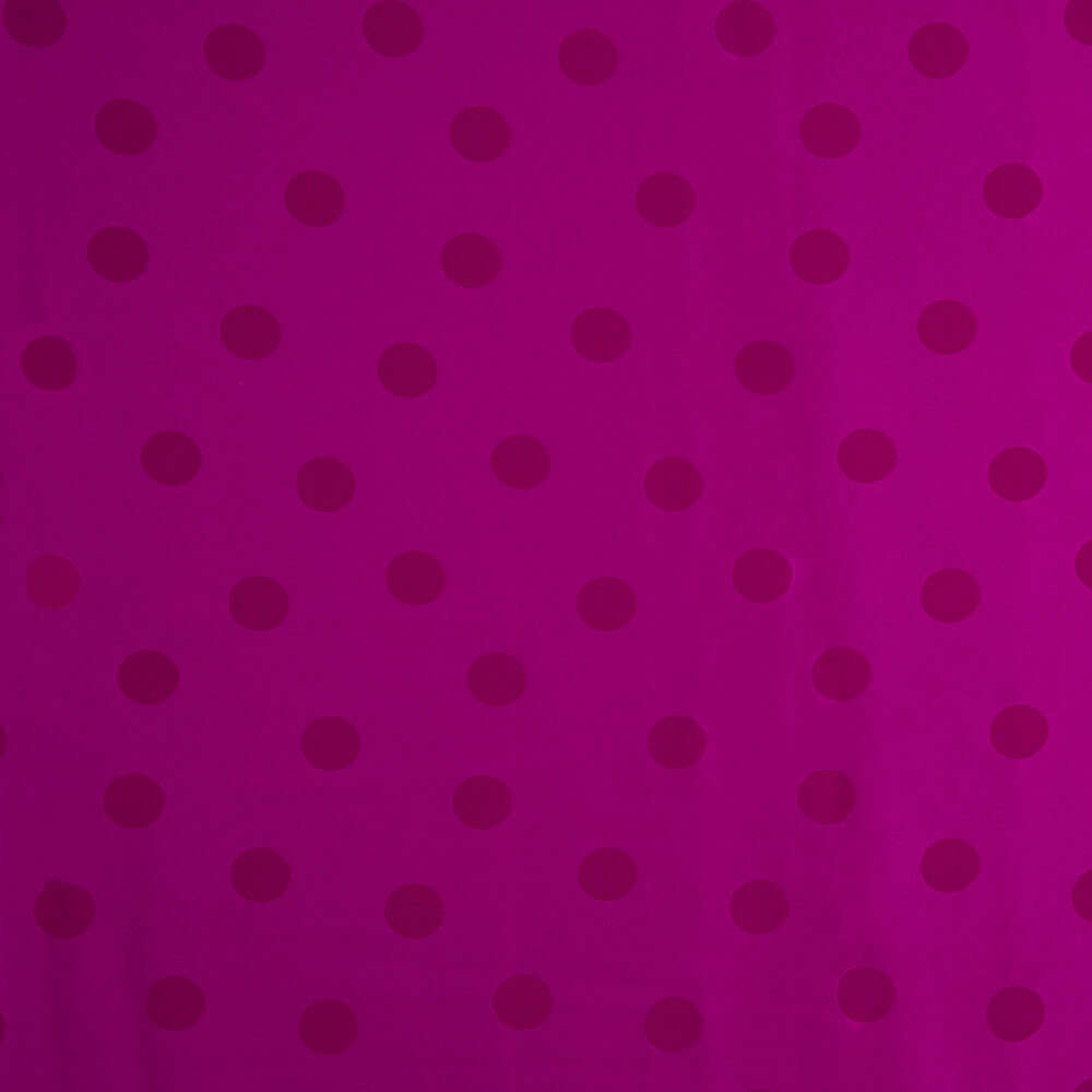 Jacquard-Polka-Dot 3cm Orchidee - Ribes y Casals