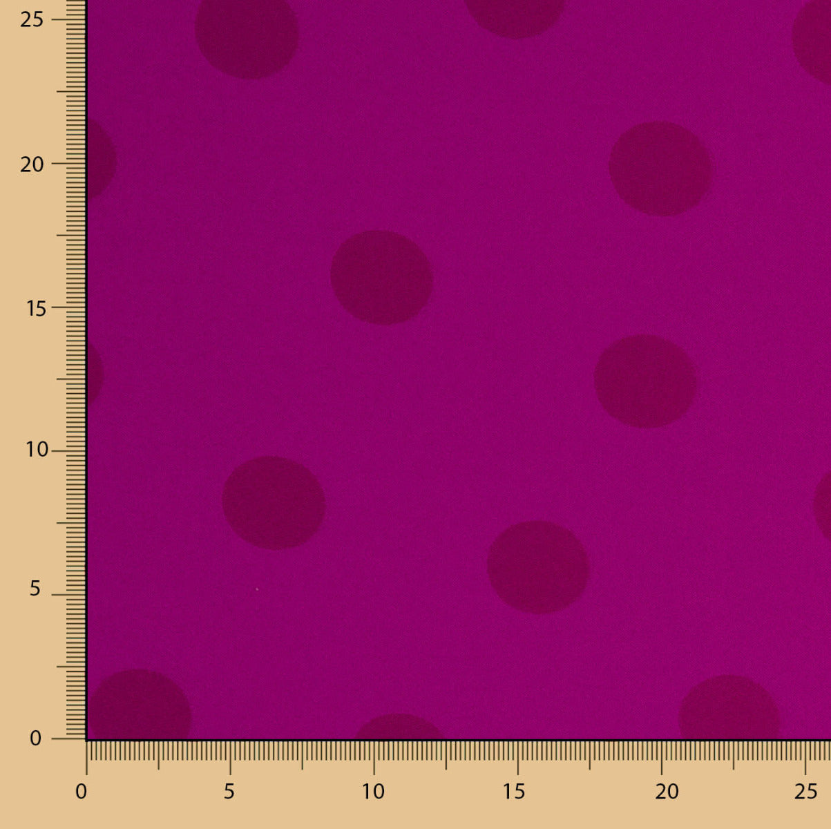 Jacquard-Polka-Dot 3cm Orchidee - Ribes y Casals