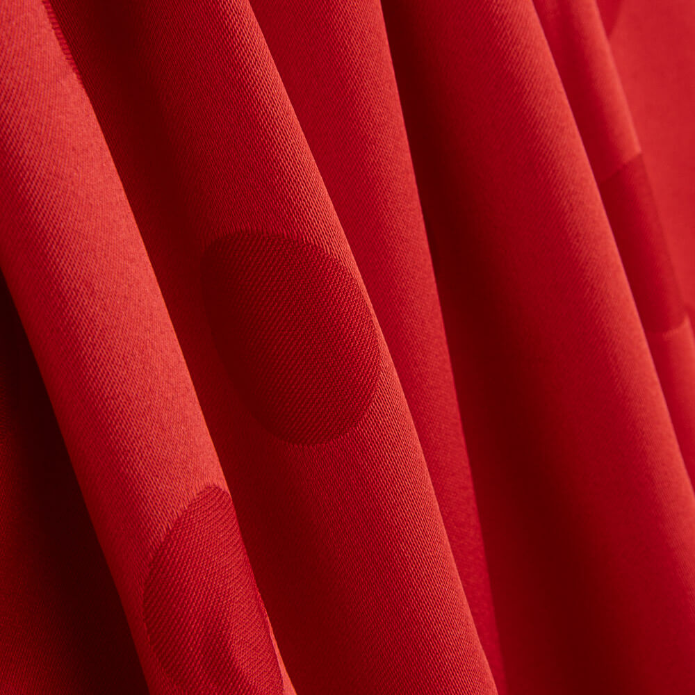 Jacquard-Punkt 3cm Rot - Ribes y Casals
