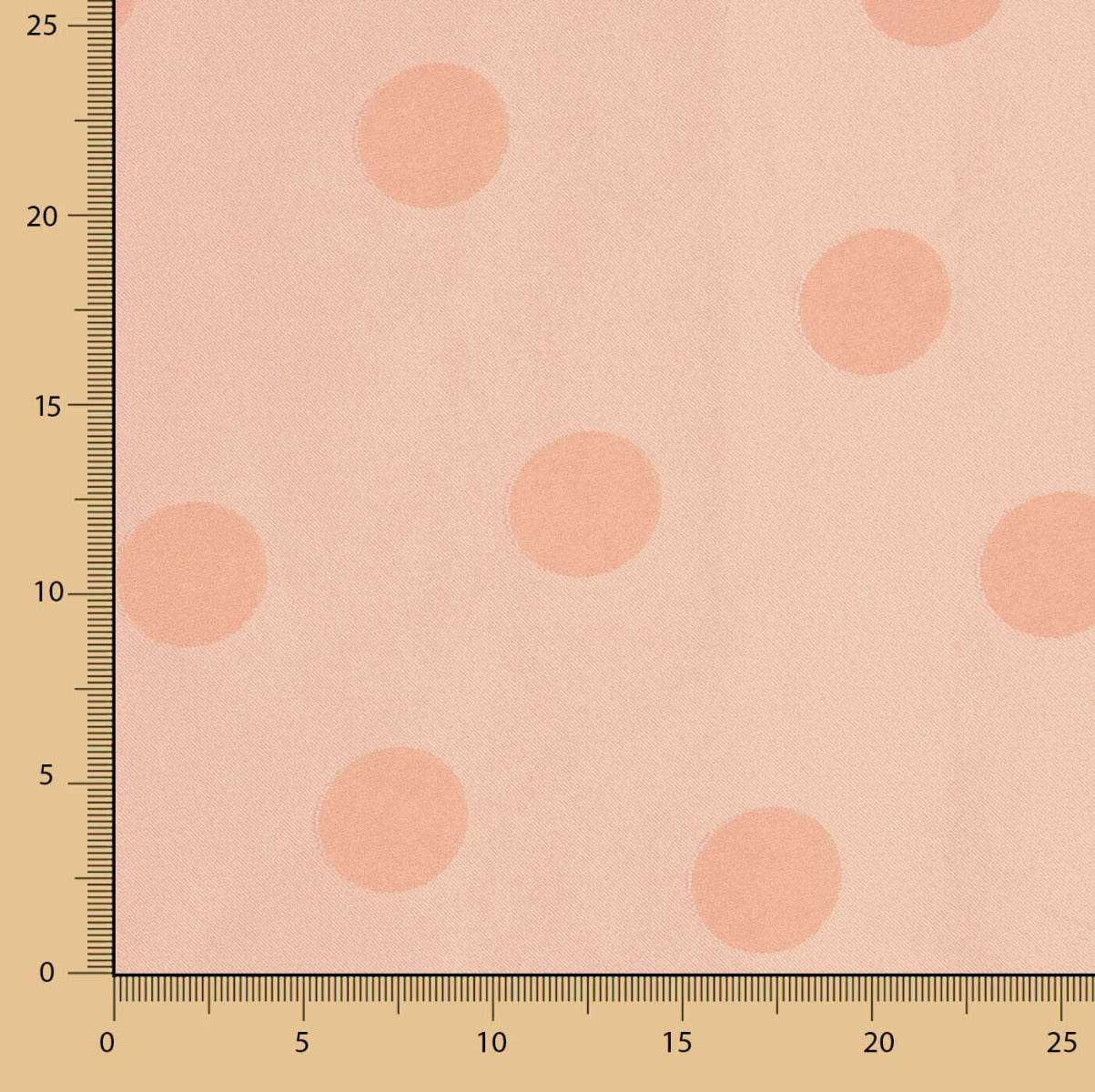 Jacquard-Punkt 3cm Rosa - Ribes y Casals