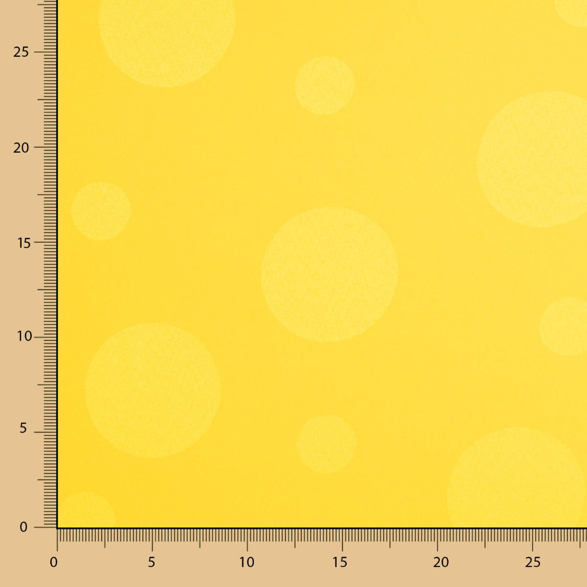 Jacquard Polka Dots Gelb - Ribes y Casals