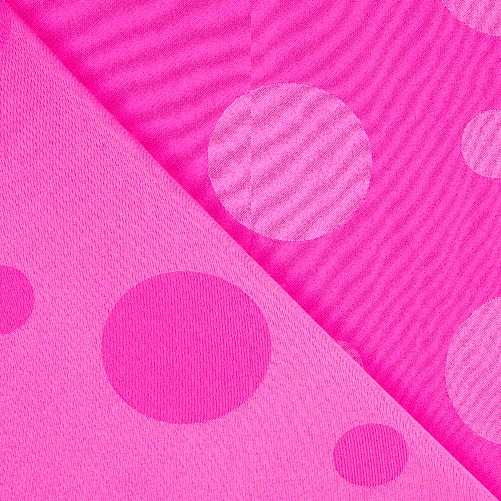 Fuchsia Polka Dots Jacquard - Ribes y Casals