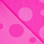 Fuchsia Polka Dots Jacquard - Ribes y Casals