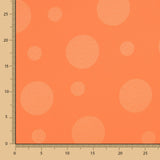 Jacquard Polka Dots Mandarine - Ribes y Casals